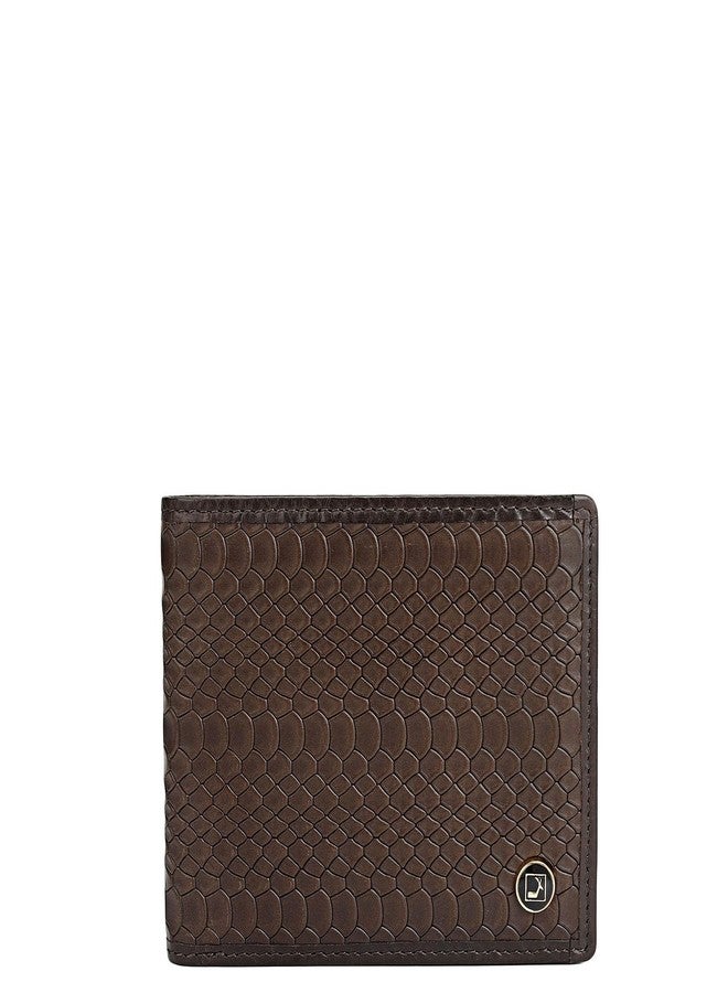 Da Milano Leather RFID Wallet for Men with Multicard Slot - Brown - Image 1